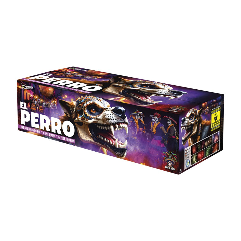 El Perro 222 Schuss Verbundfeuerwerk