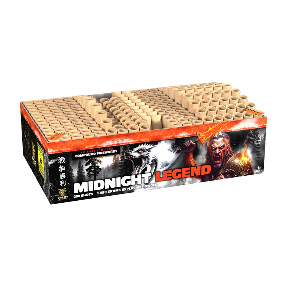 Midnight Legend 200 Schuss Verbundfeuerwerk