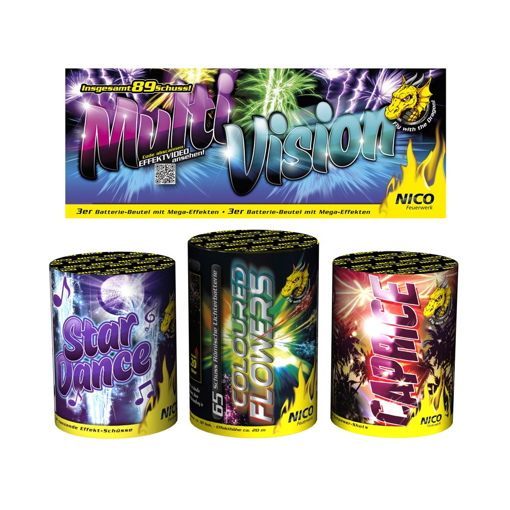 Multi Vision 89 Schuss Batterie-Set