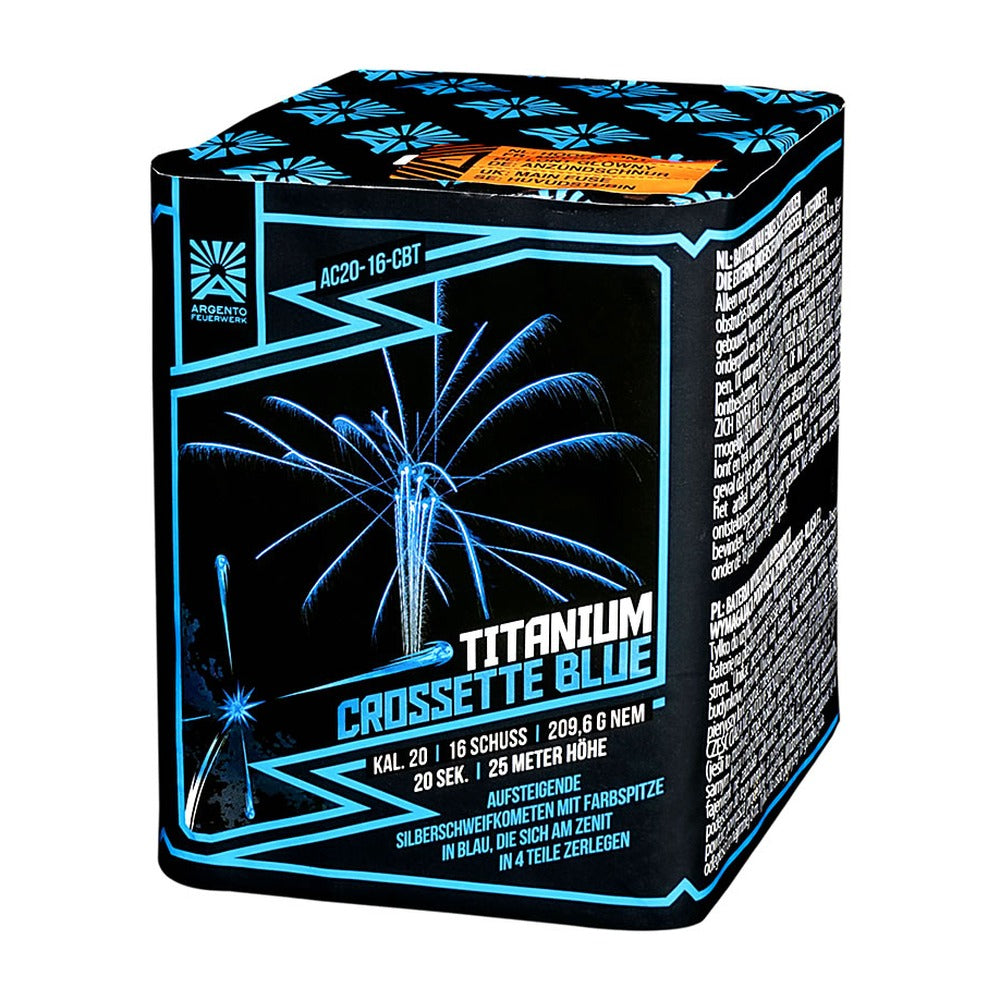 Titanium Crossette Blue